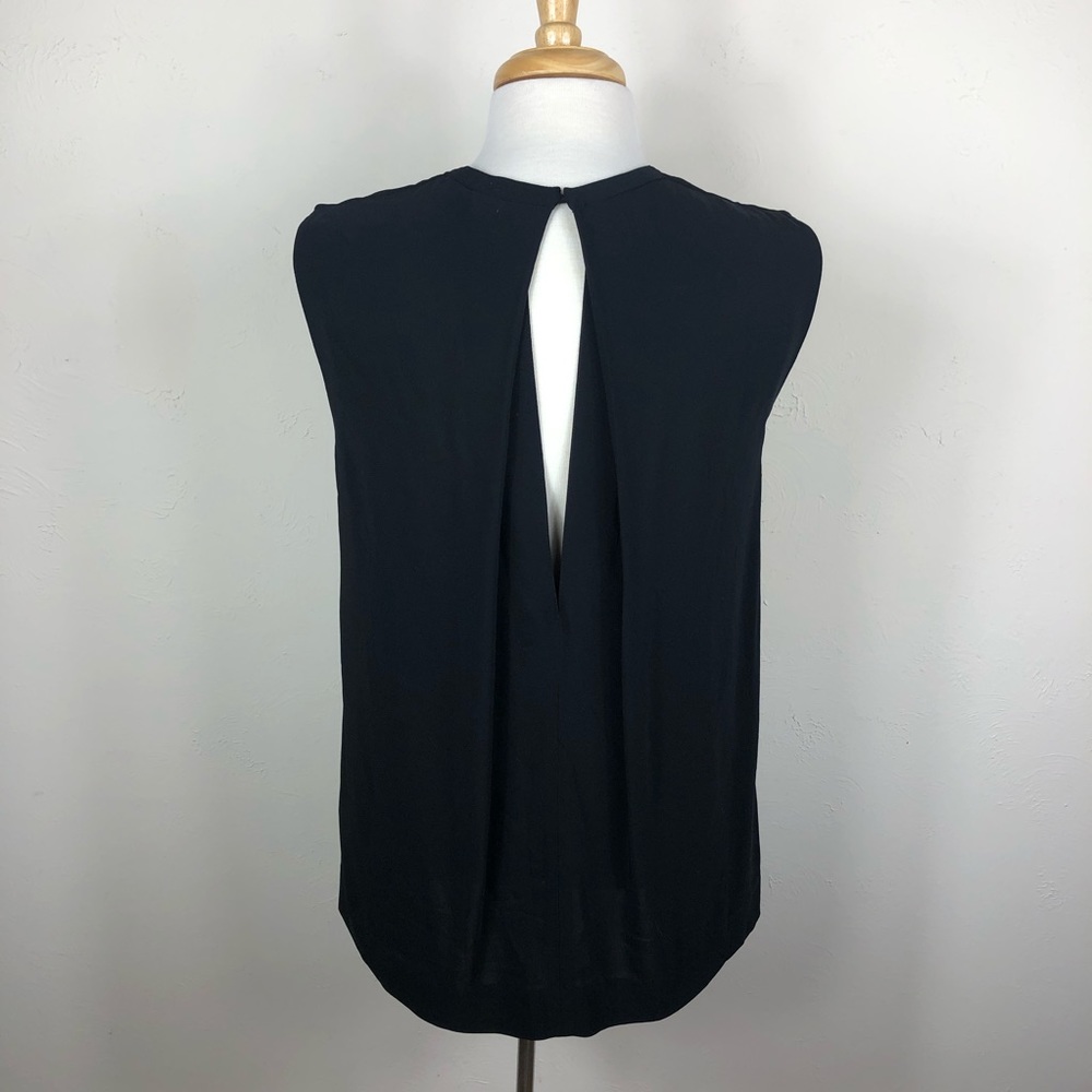 Vince | Black Open Back Top